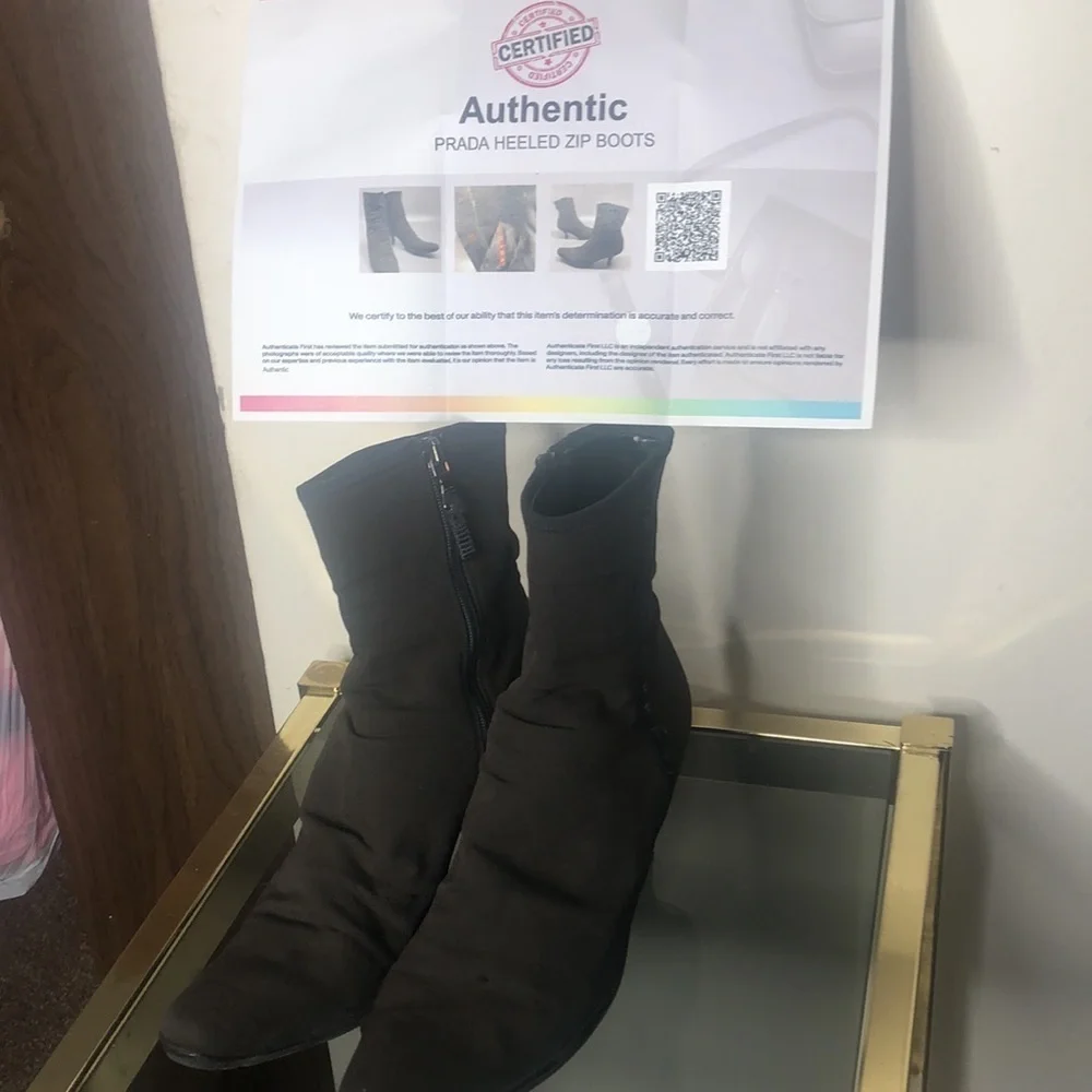 Prada zip up grey boots​ - Picture 11 of 11